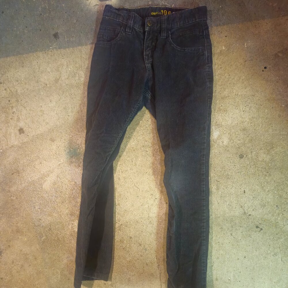 Gap Kids 1969 Straight Leg Corduroy Pants - Grey Size 8